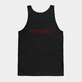 Mr Robot Circuit (Red) Tank Top